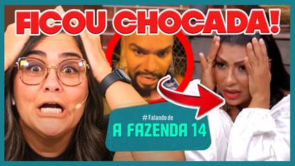 A FAZENDA 14: ELIMINADA, MORANGO DESCOBRE TUDO SOBRE NALDO NA CABINE E PEDE CALMANTE: "CHOCADA!"
