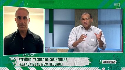 Sylvinho comenta sobre formação do meio-campo do Corinthians