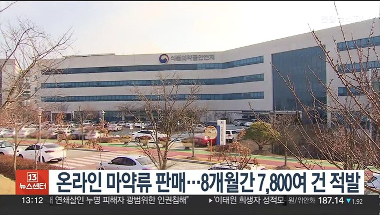 온라인 마약류 판매…8개월간 7,800여 건 적발