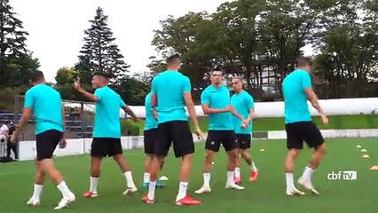 Imagens de apoio_ treino da Seleção Olímpica em Yokohama - 06-08-2021