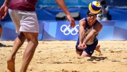 Última dupla brasileira do vôlei de praia cai em Tóquio