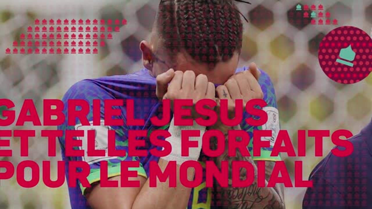 Brésil - Gabriel Jesus et Telles forfaits pour le reste de la Coupe du monde !