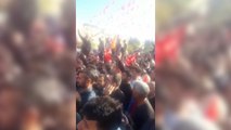 Erdoğan’ın mitinginde AKP’li başkana istifa sloganları