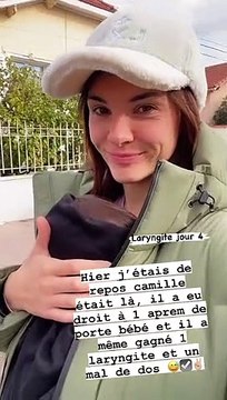 Alice Detollenaere raconte sur Instagram qu'elle vit une période compliqué avec son fils Marius (1 ans) qui est malade. Décembre 2022.