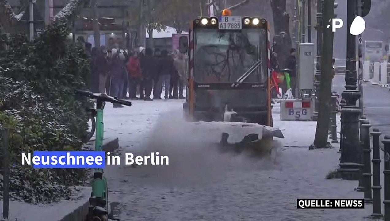 Neuschnee verwandelt Berlin in Winter-Wunderland
