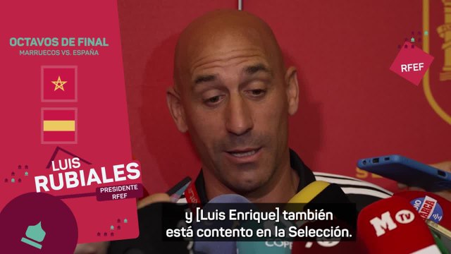 Rubiales vuelve a hablar del futuro de Luis Enrique