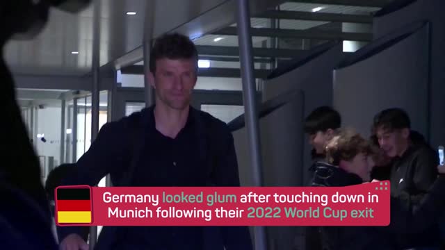 Germany team glum after returning from humiliating World Cup