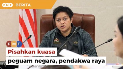 Azalina mahu pisah kuasa peguam negara, pendakwa raya