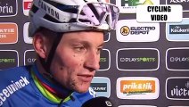 Mathieu van der Poel Reacts To Crash At Superprestige Boom [Dutch]