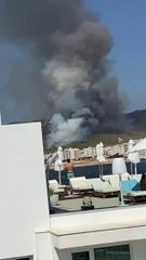 OMG Fire in IBIZA what happen ???