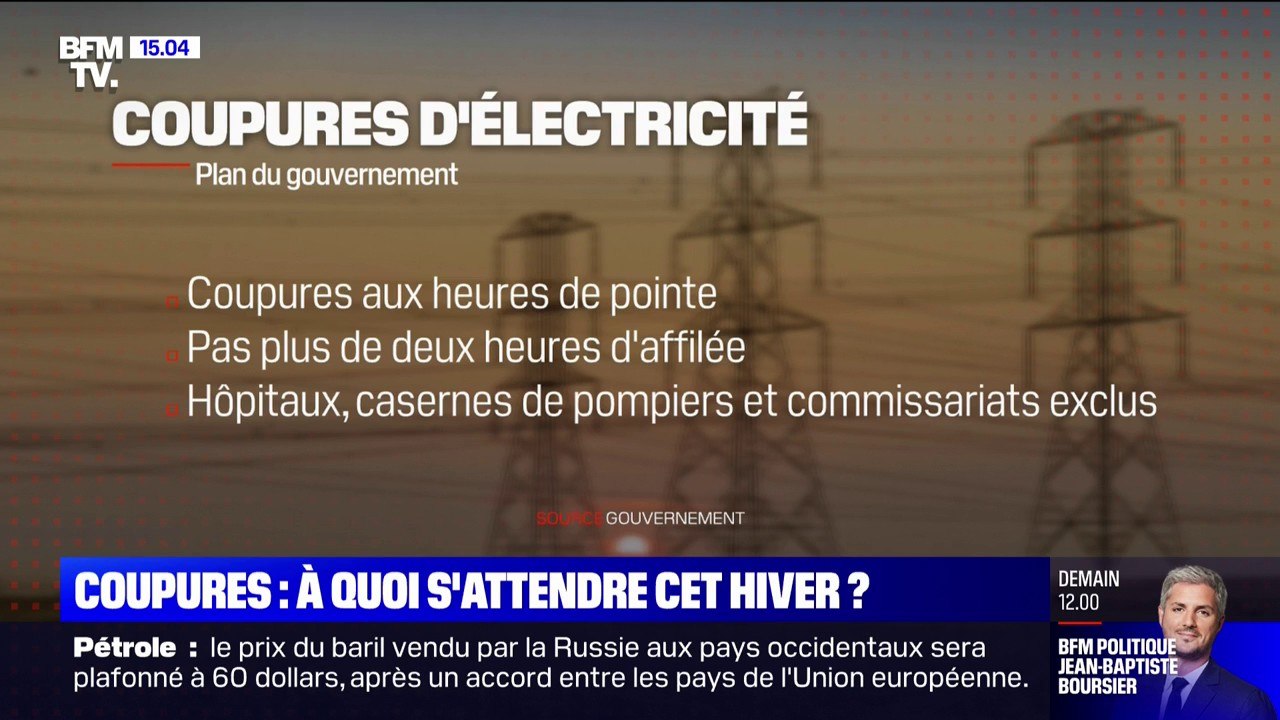 Faut-il se préparer à des coupures d'électricité cet hiver?