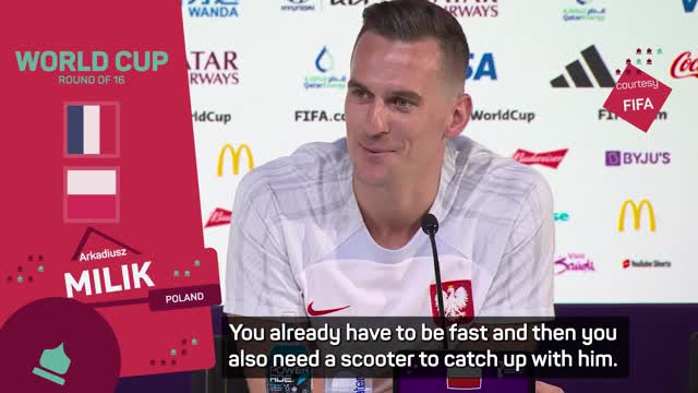 You need a scooter to defend against Mbappé - Milik