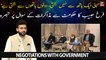 Farrukh Habib's comment on question of negotiations with government