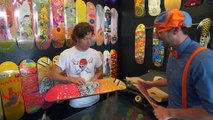 Blippi aprende trucos de skate con Shaun White | Aprende con blippi | Videos educativos para niños