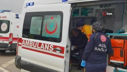 Minibüs ile otomobil çarpıştı: 1 yaralı