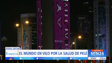 “Mejórate pronto”: el emotivo homenaje que la FIFA le rindió a Pelé en Qatar