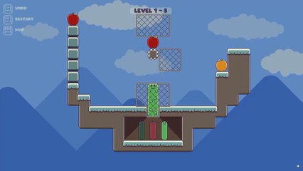 Pushy Worm Walkthrough