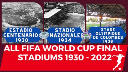 Скачать видео: FIFA WORLD CUP ALL FINAL STADIUMS | FIFA WORLD CUP FINALS STADIUMS DATA