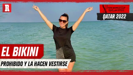 POLICÍA PROHÍBE a MARIAZEL usar un BIKINI en la playa de QATAR
