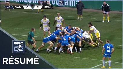 PRO D2 - Résumé RC Vannes-Stade Montois: 12-17 - J13 - Saison 2022/2023