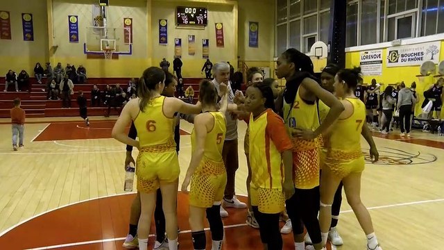 Images maritima: la fin du match Martigues - Voiron et la réaction du coach Christophe Viudes