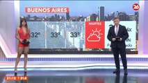 Sol Perez dando clima Argentina