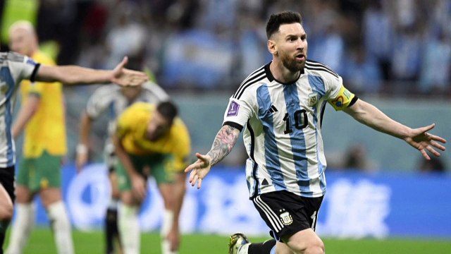 Argentina y Messi pasan a cuartos con sufrido triunfo ante Australia