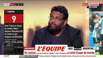 premier but de Messi en match éliminatoire de Coupe du monde - Foot - CM 2022 - ARG