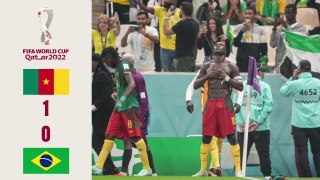 Cameroon vs Brazil - Highlights 2022 FIFA World Cup Match 48 (Group Stage)