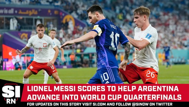 Lionel Messi Scores to Lead Argentina into World Cup Quarterfinals