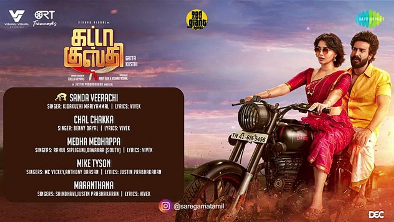 ShowZEPAM TV 『MUSIC』 Gatta Kusthi - All Songs Playlist _ Vishnu Vishal _ Aishwarya Lekshmi _ Justin Prabhakaran