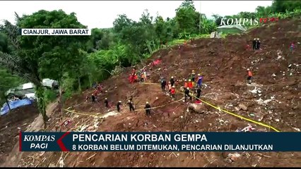 Delapan Korban Gempa Cianjur Belum Ditemukan, Pencarian Dilanjutkan 3 Hari Kedepan