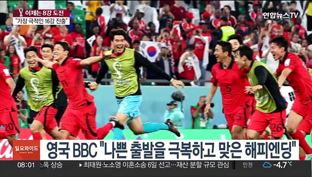 "가장 극적인 장면"…외신도 주목한 한국 16강 진출