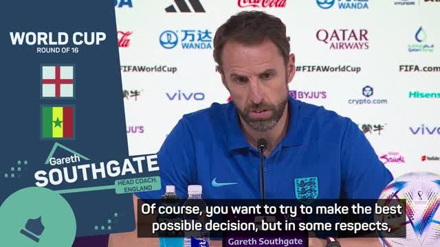There's 'no right or wrong' World Cup starting 11 for England - Southgate