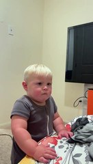 Baby Not a Fan of Flatulence