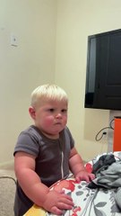 Baby Not a Fan of Flatulence