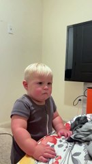 Baby Not a Fan of Flatulence