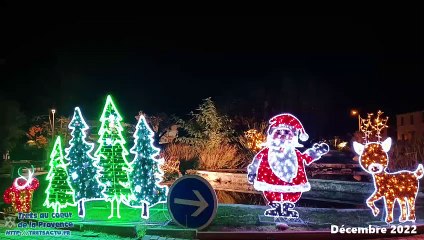 Trets et ses illuminations de NOEL 2022