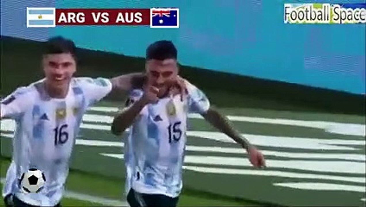 ملخص مباراة الارجنيتن و استراليا 2-1  اليوم __...