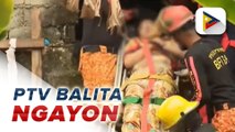 Matagumpay na iniligtas ng BFP ang isang residenteng na-trap matapos gumuho ang tatlong palapag na bahay sa Malabon