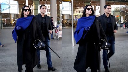 Sonam Kapoor का Airport पर टूटा Handbag, हाथ से संभालते Video Viral |Boldsky*Entertainment