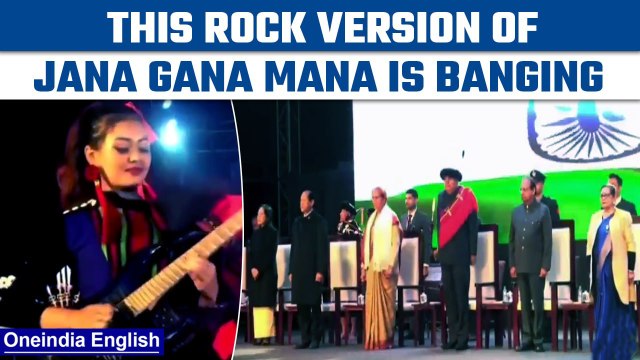 Nagaland musician plays ‘Jana Gana Mana’ on electronic guitar, video goes viral |Oneindia News *News