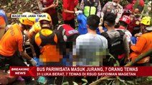 Kecelakaan Maut Bus Pariwisata di Magetan, 31 Orang Luka Berat, 7 Tewas di Lokasi!