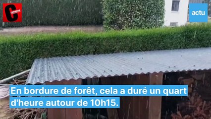 Les premiers flocons de neige à Fougères