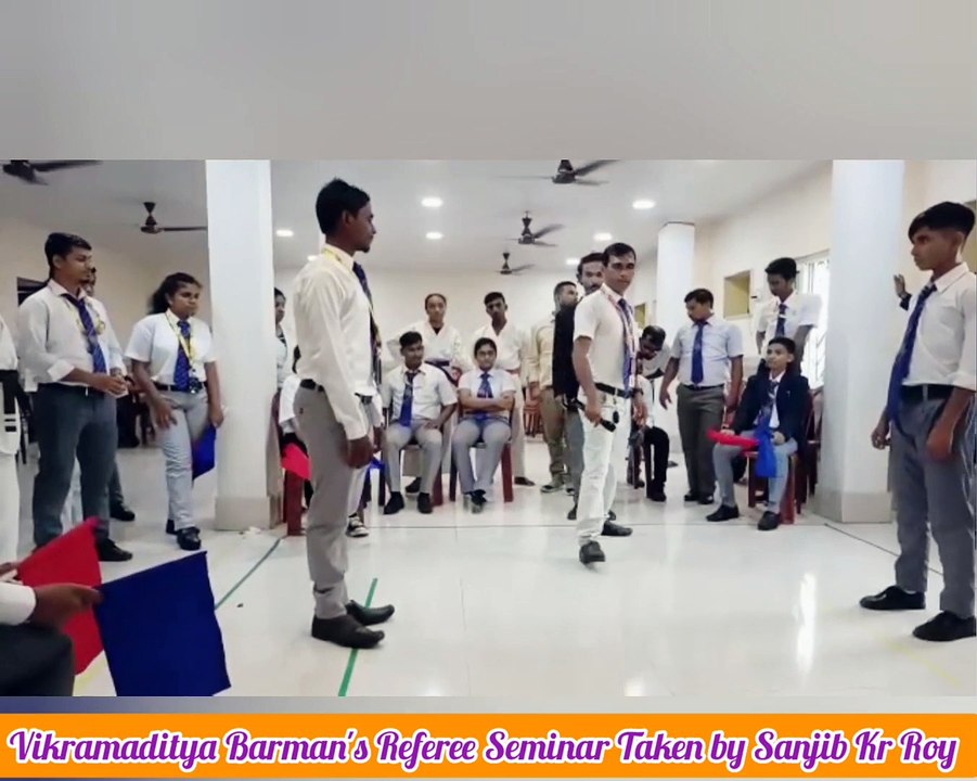 রেফারি সেমিনারের প্রশিক্ষণ।