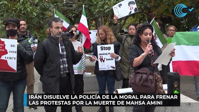 Irán disuelve la Policía de la moral para frenar las protestas por la muerte de Mahsa Amini