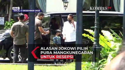 Alasan Jokowi Pilih Pura Mangkunegaran jadi Tempat Resepsi Pernikahan Kaesang dan Erina