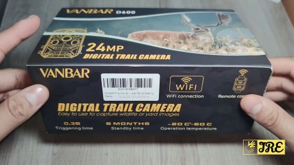 Vanbar WiFi Wildlife Trail Camera D600 (Unboxing)