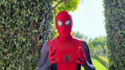 El príncipe Enrique se convierte en Spiderman por una buena causa