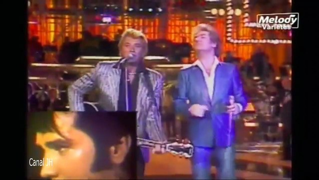 Johnny Hallyday, Eddy Mitchell et Gérard Depardieu Et la voix d'Elvis (12.11.1980)